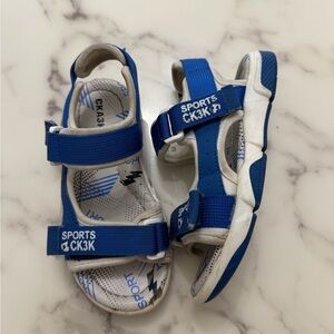 Blue Kids Sports Sandals - Adjustable Straps